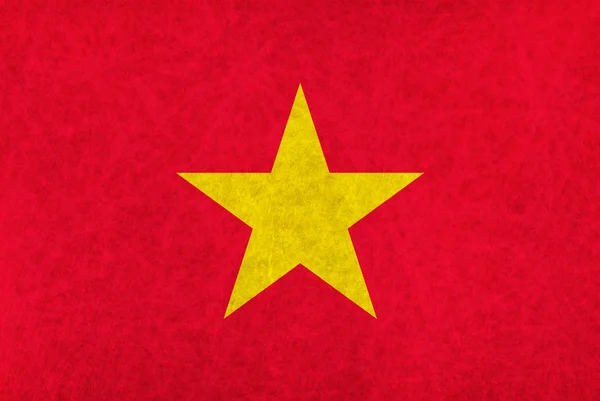 Vietnam-flaggstänger land flagga — Stock vektor