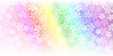 Bahar kiraz çiçeği arka planı