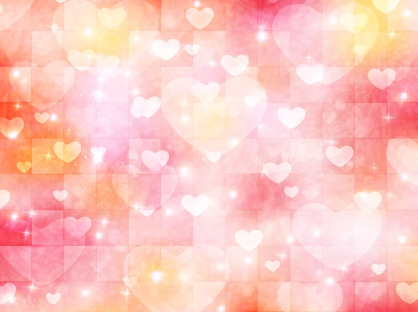 Valentine srdce světlé pozadí — Stockový vektor