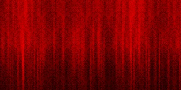 Valentine cravo fundo vermelho —  Vetores de Stock