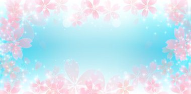 Bahar kiraz çiçeği arka planı