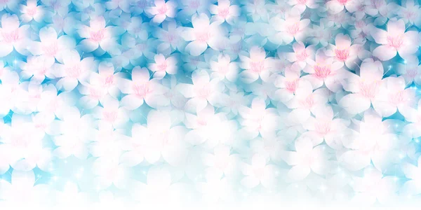 Printemps Fond de fleur de cerisier — Image vectorielle