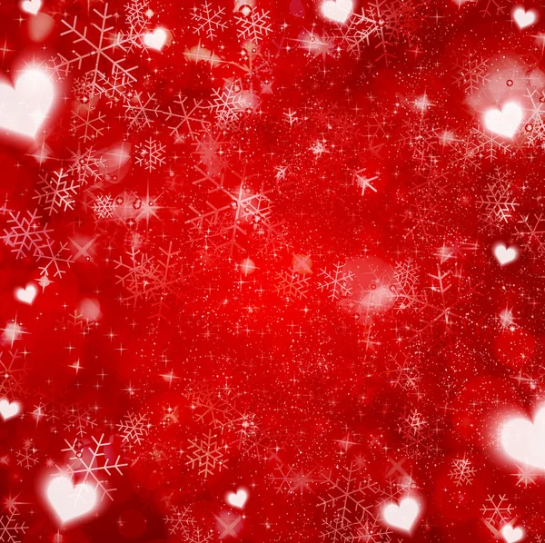 San Valentín Corazón luz fondo — Vector de stock