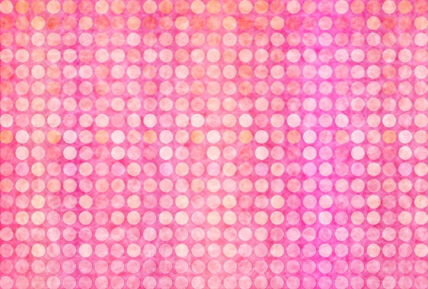 Valentine polka dot fundo rosa — Vetor de Stock