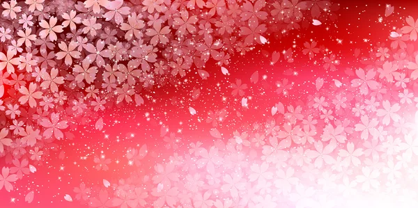 Frühling Kirschblüte Hintergrund — Stockvektor