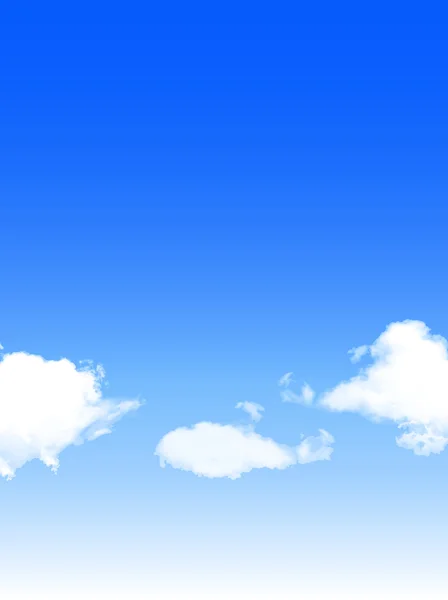 Cielo nubes paisaje fondo — Vector de stock