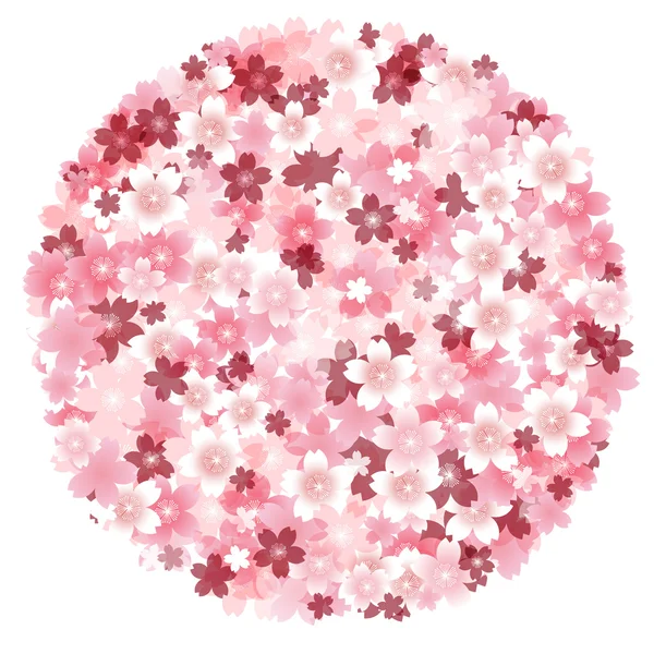 Spring cherry blossom icon — Stock Vector