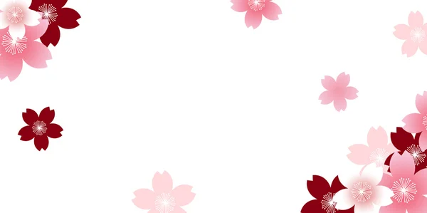 Primavera Fondo de flor de cerezo — Vector de stock