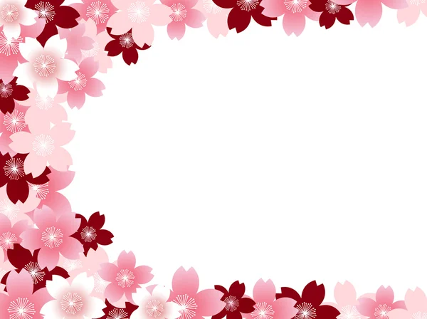 Primavera Fondo de flor de cerezo — Vector de stock