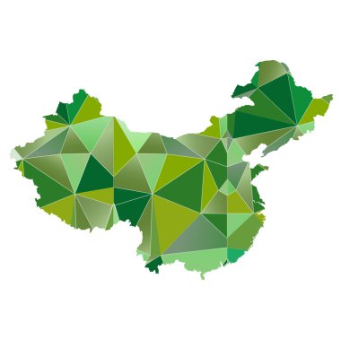 Çin harita ülke simgesi