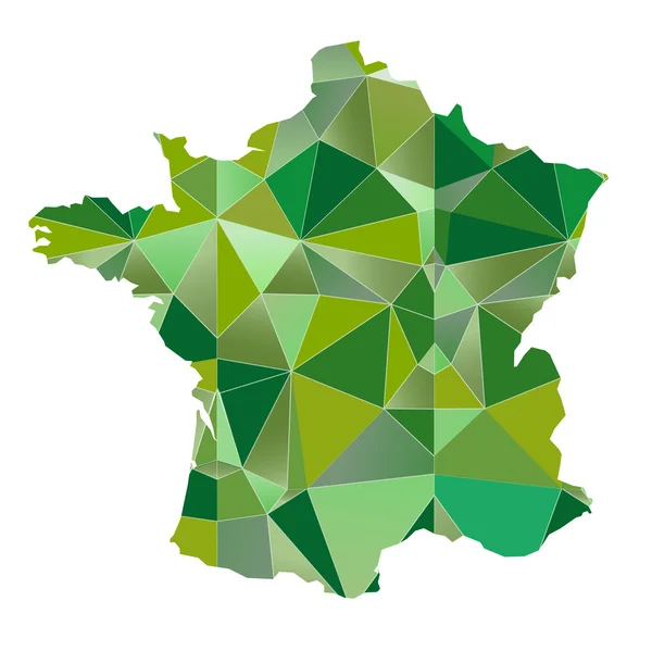 Francja mapa kraju ikona — Wektor stockowy