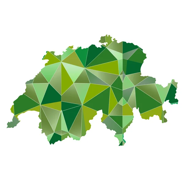 瑞士地图国家图标 — 图库矢量图片