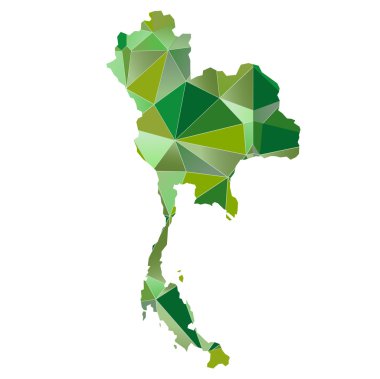 Tayland harita ülke simgesi