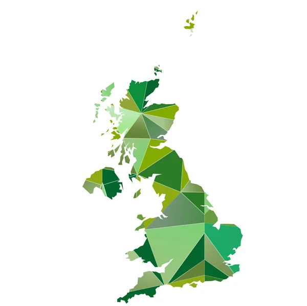 Inglaterra Mapa país icono — Vector de stock