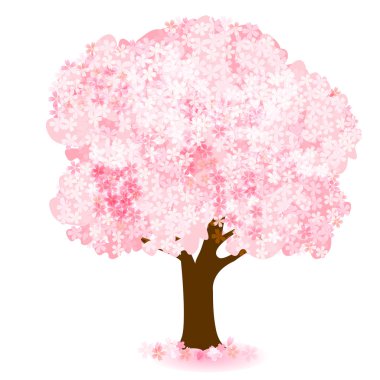 Kiraz bahar çiçek simgesi