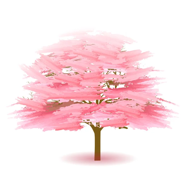 Cerise printemps fleur icône — Image vectorielle