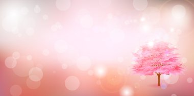 Kiraz bahar çiçek arka plan