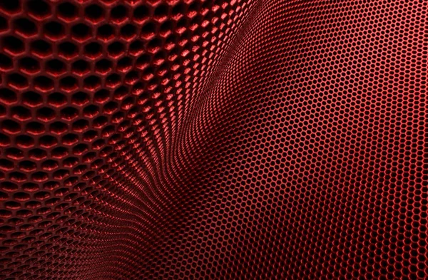 수평적 빨간색 유연성 매크로 — 스톡 사진
