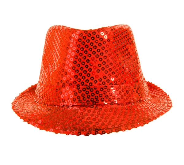 Sombrero rojo festivo — Foto de Stock