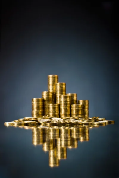 Goud geld — Stockfoto