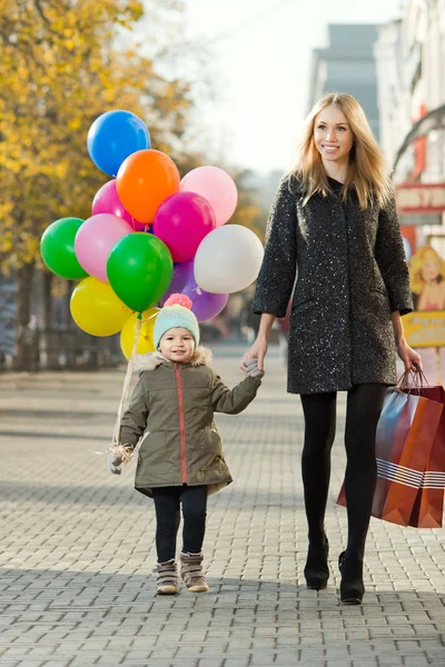 Familjeinköp — Stockfoto