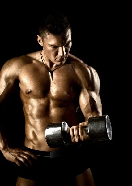 Athletic bodybuilder guy — Stock Photo, Image