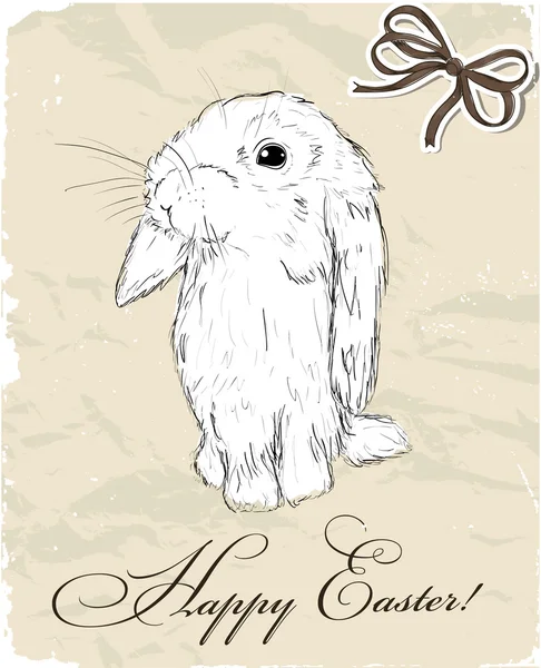 Cartel vintage sobre Pascua . — Vector de stock