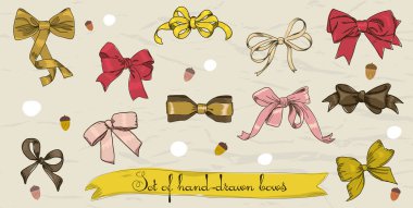 Klasik yay seti sonbahar stili. Koleksiyonumda daha çok var..