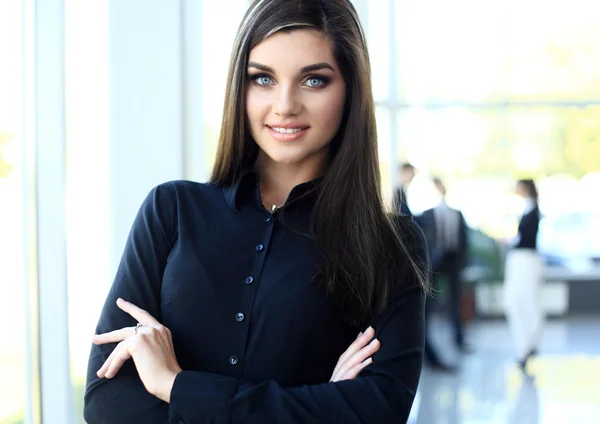 若い美しい女性実業家 — ストック写真