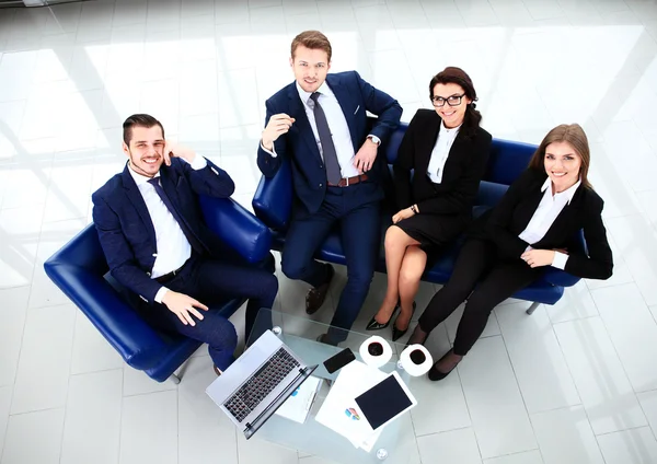 Vista dall'alto del gruppo di lavoro — Foto Stock