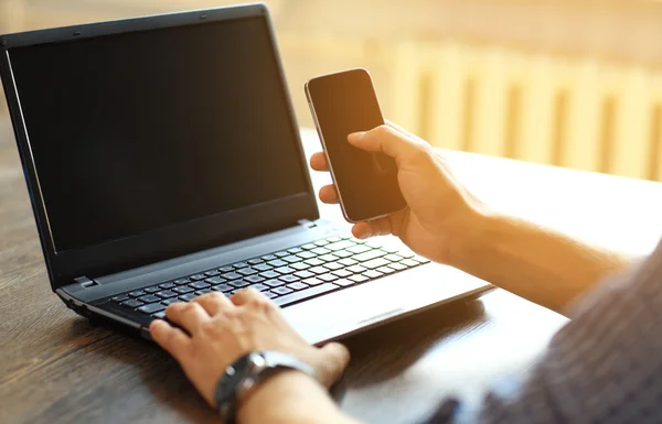 Man working from home — Stock Photo, Image