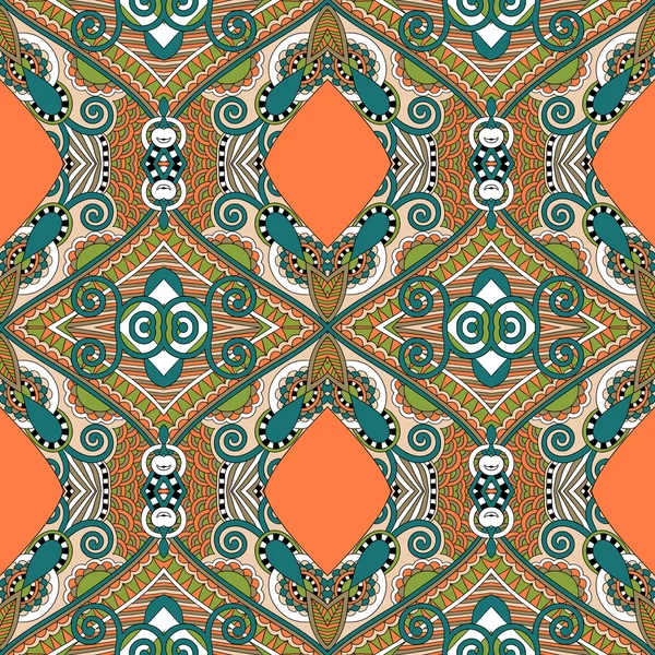 Authentische nahtlose florale geometrische Muster, ethnische ukrainische ca — Stockvektor