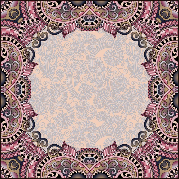 Floral vintage frame — Stockvector