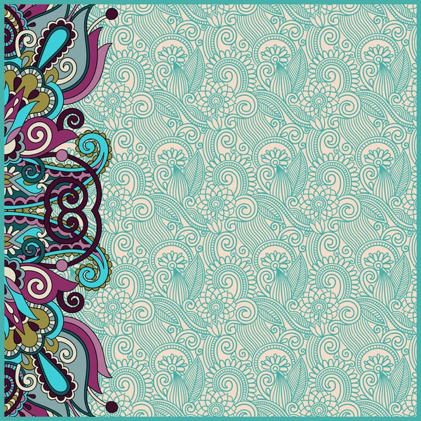 Fondo floral vintage para su diseño — Archivo Imágenes Vectoriales