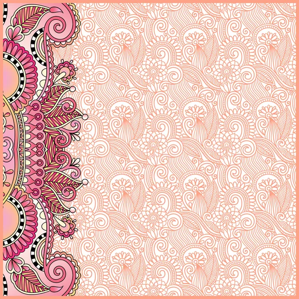 Fundo floral vintage para o seu design — Vetor de Stock