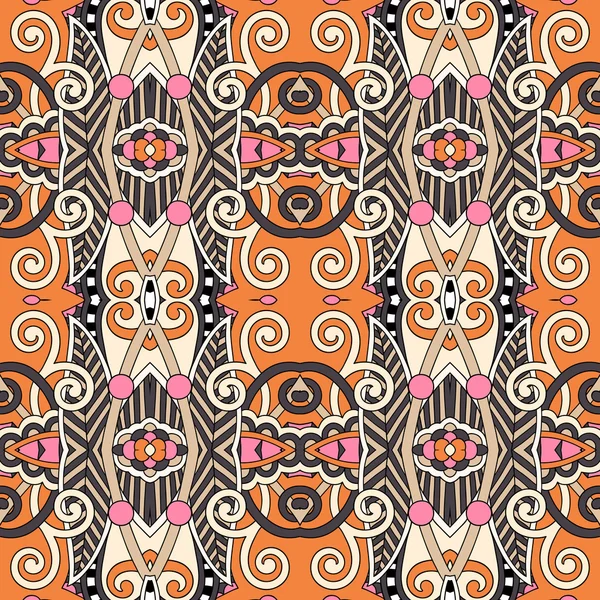 Naadloze geometrie vintage patroon, etnische stijl decoratieve backg — Stockvector