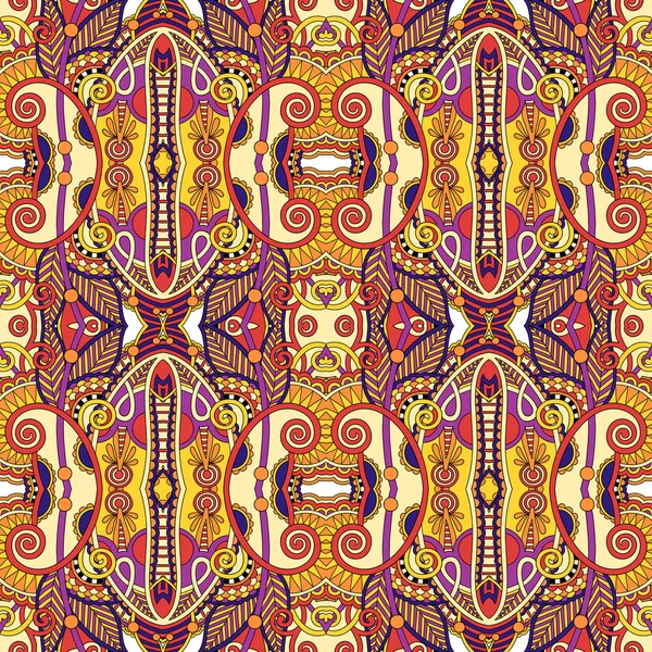 Seamless geometry vintage pattern, ethnic style ornamental backg — Stock Vector