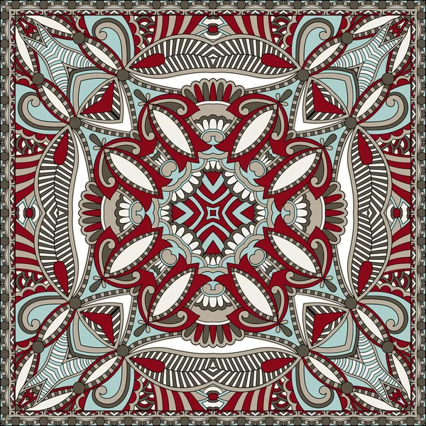 Banda tradizionale floreale paisley ornamentale. Puoi usare questo. — Vettoriale Stock