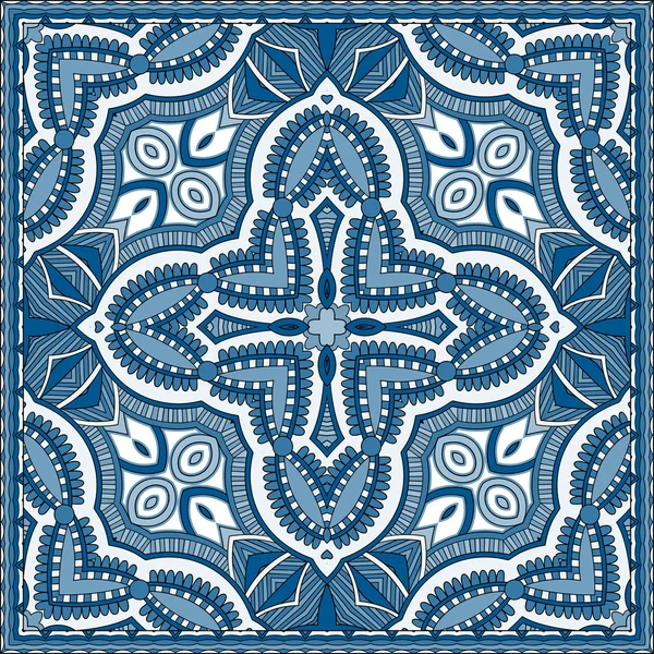 Bandanna fleurie paisley ornementale traditionnelle. Tu peux utiliser ça. — Image vectorielle