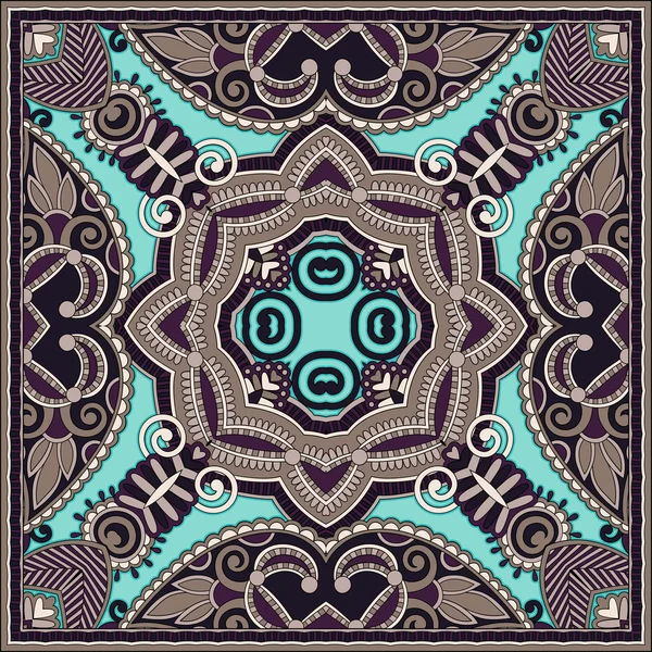 Bandana paisley floral ornamental tradicional. Puedes usar esto. — Vector de stock