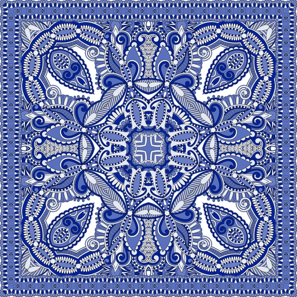 Paisley floral ornemental traditionnel Bandanna — Image vectorielle