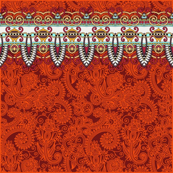 Dekorativa bakgrund med blomma band, randigt mönster, greeti — Stock vektor