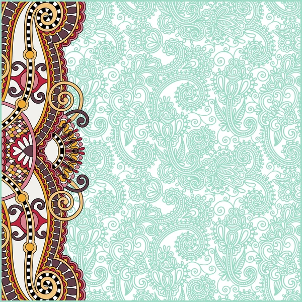 Fondo floral vintage para su diseño — Archivo Imágenes Vectoriales