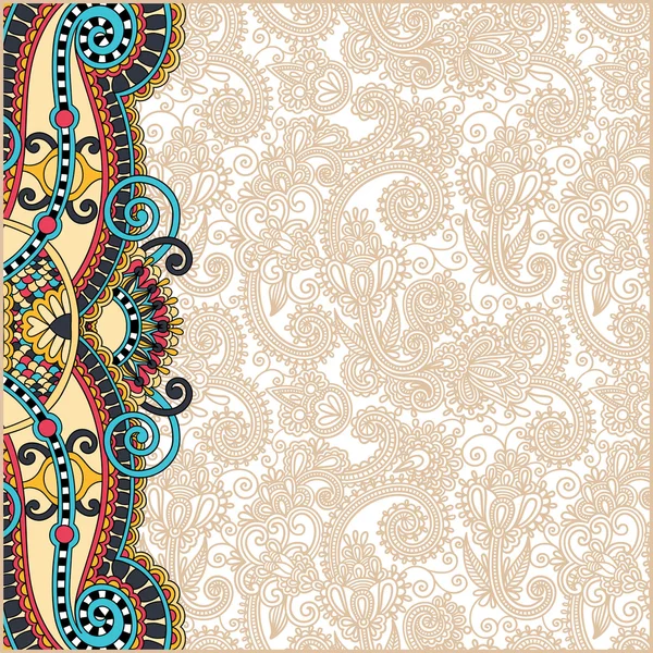 Fundo floral vintage para o seu design — Vetor de Stock