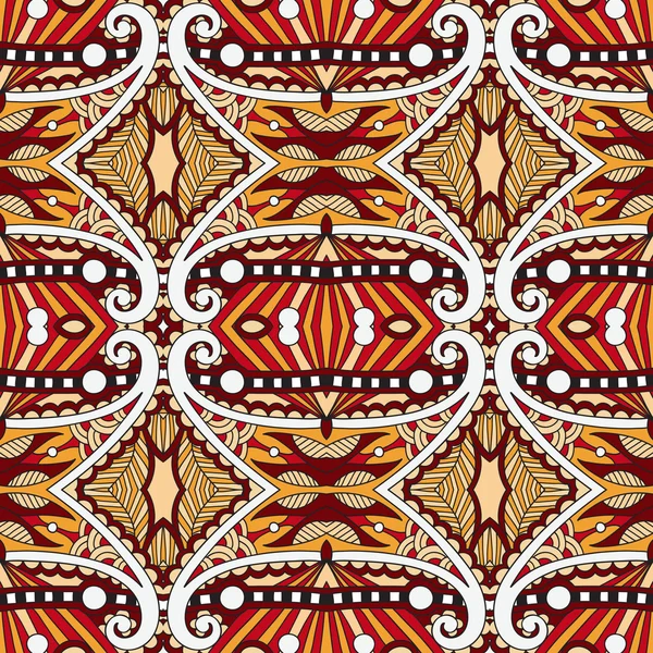 Sömlös geometri vintage mönster, etnisk stil prydnads backg — Stockový vektor