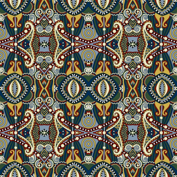 Geometría inconsútil patrón vintage, estilo étnico respaldo ornamental — Archivo Imágenes Vectoriales