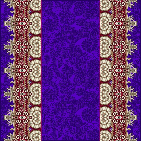 花リボン、縞模様で装飾的な背景 — ストックベクタ