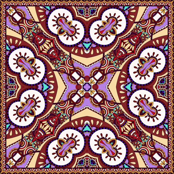 Foulard cou couleur soie violette — Image vectorielle