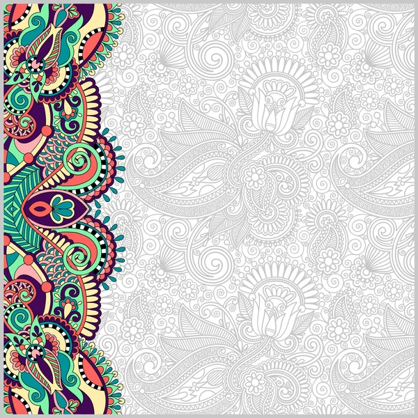 Fundo floral vintage para o seu design — Vetor de Stock