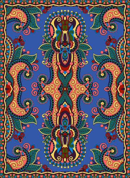 Tapis floral ukrainien à imprimer sur toile ou papier — Image vectorielle